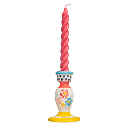 Candelabro de cerámica Folk Floral