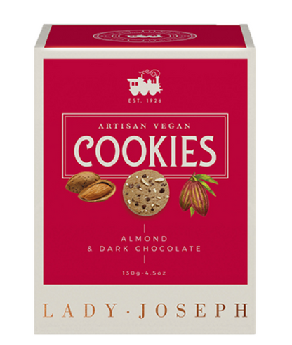 Cookies Almendra & Chocolate Lady Joseph 130 gr. 12 uds.