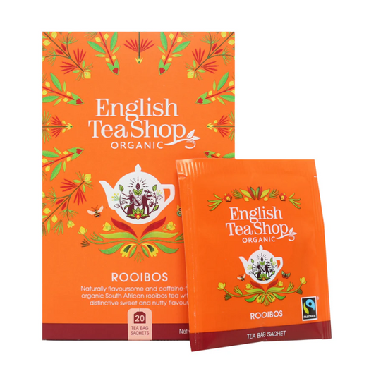 Té Rooibos ecológico English Tea Shop-20 bolsitas.