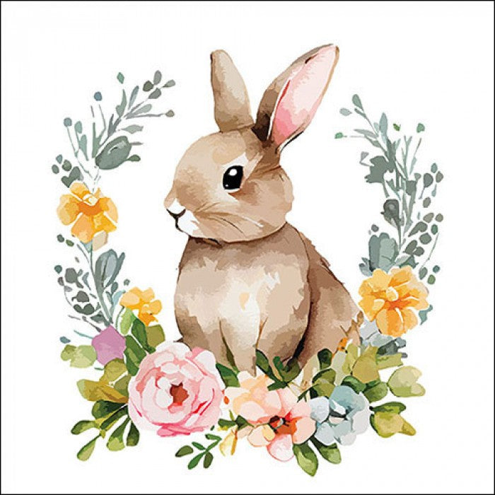 Servilletas de papel decoradas Cute Ester Rabbit 20 uds.