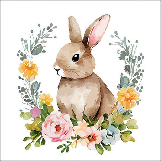 Servilletas de papel decoradas Cute Ester Rabbit 20 uds.