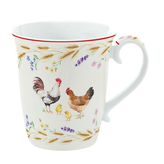 Taza de porcelana inglesa Clif Country 275 ml.