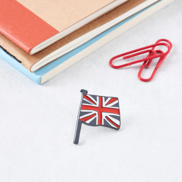 Pin insignia bandera británica (Union Jack)