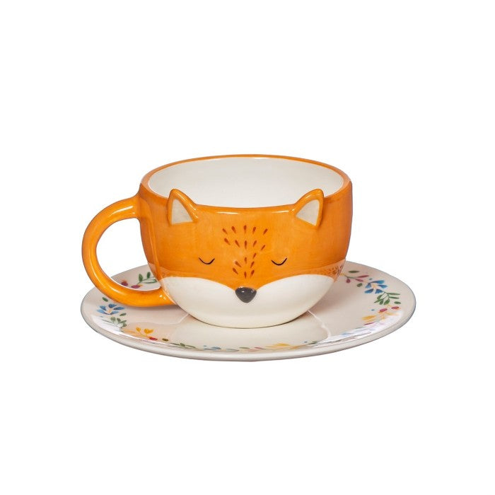 Taza de té o café con forma de zorro Finley Fox