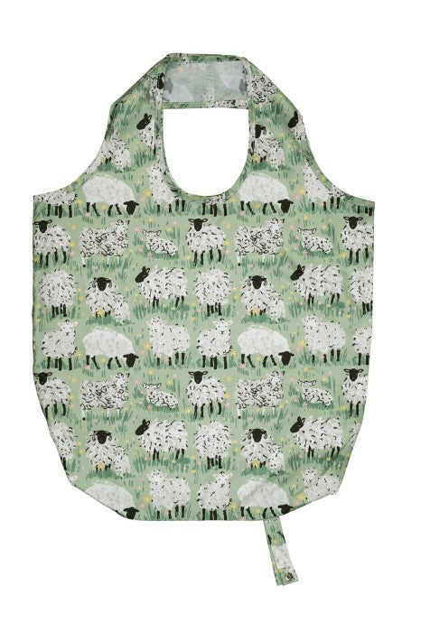 Bolsa plegable para llevar en el bolso "Woolly Sheep"