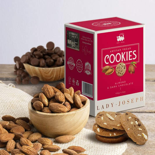 Cookies Almendra & Chocolate Lady Joseph 130 gr. 12 uds.