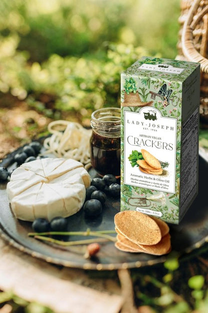 Crackers Hierbas Aromáticas y Aceite de Oliva Lady Josph 100gr, 14 uds.