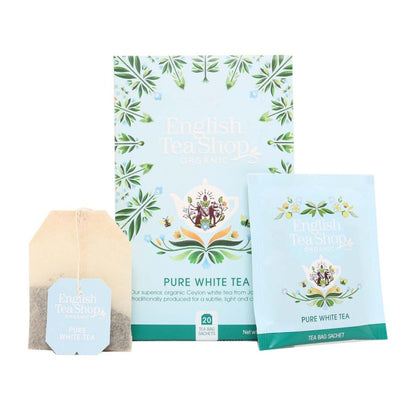 Te blanco ecológico English Tea Shop-20 bolsitas