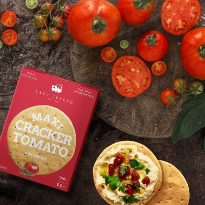 Maxi Crackers Tomate Lady Joseph 150 gr. 12 uds.