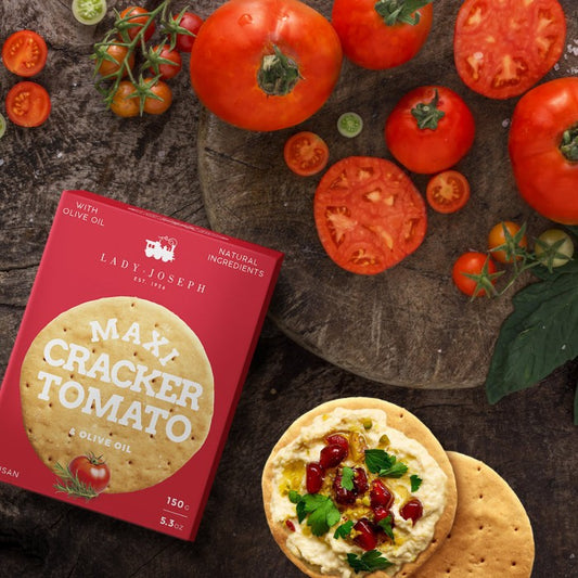 Maxi Crackers Tomate Lady Joseph 150 gr. 12 uds.