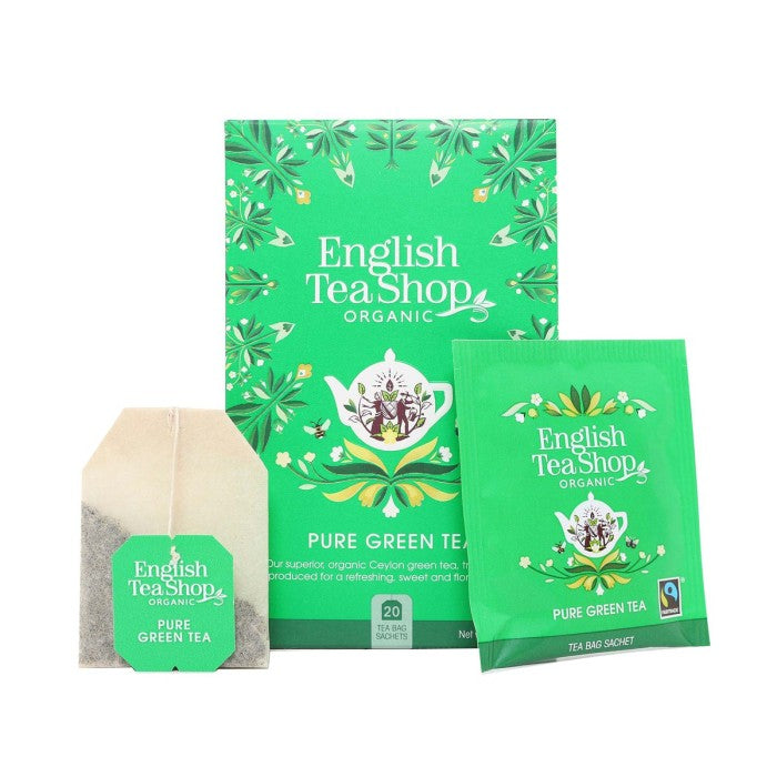 Te verde ecológico English Tea Shop-20 bolsitas