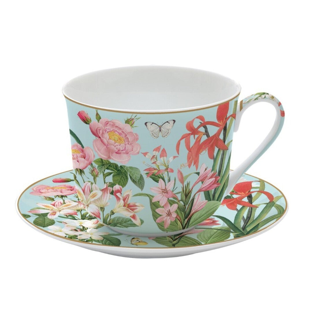 Taza  desayuno de porcelana Botanic Garden 400 ml