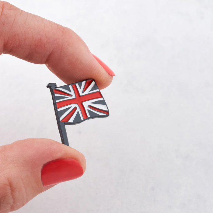 Pin insignia bandera británica (Union Jack)