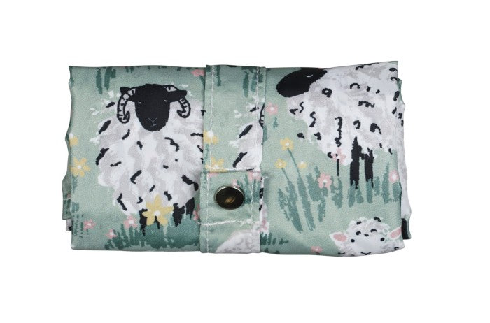 Bolsa plegable para llevar en el bolso "Woolly Sheep"
