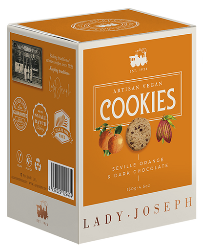 Cookies Naranja & Chocolate Lady Joseph 130 gr. 12 uds.