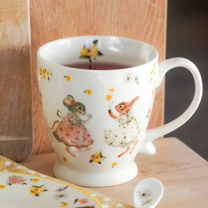 Taza de porcelana inglesa Vintage Friends 430 ml