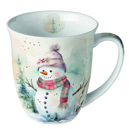 Taza de porcelana inglesa Snowman in Nature 400ml