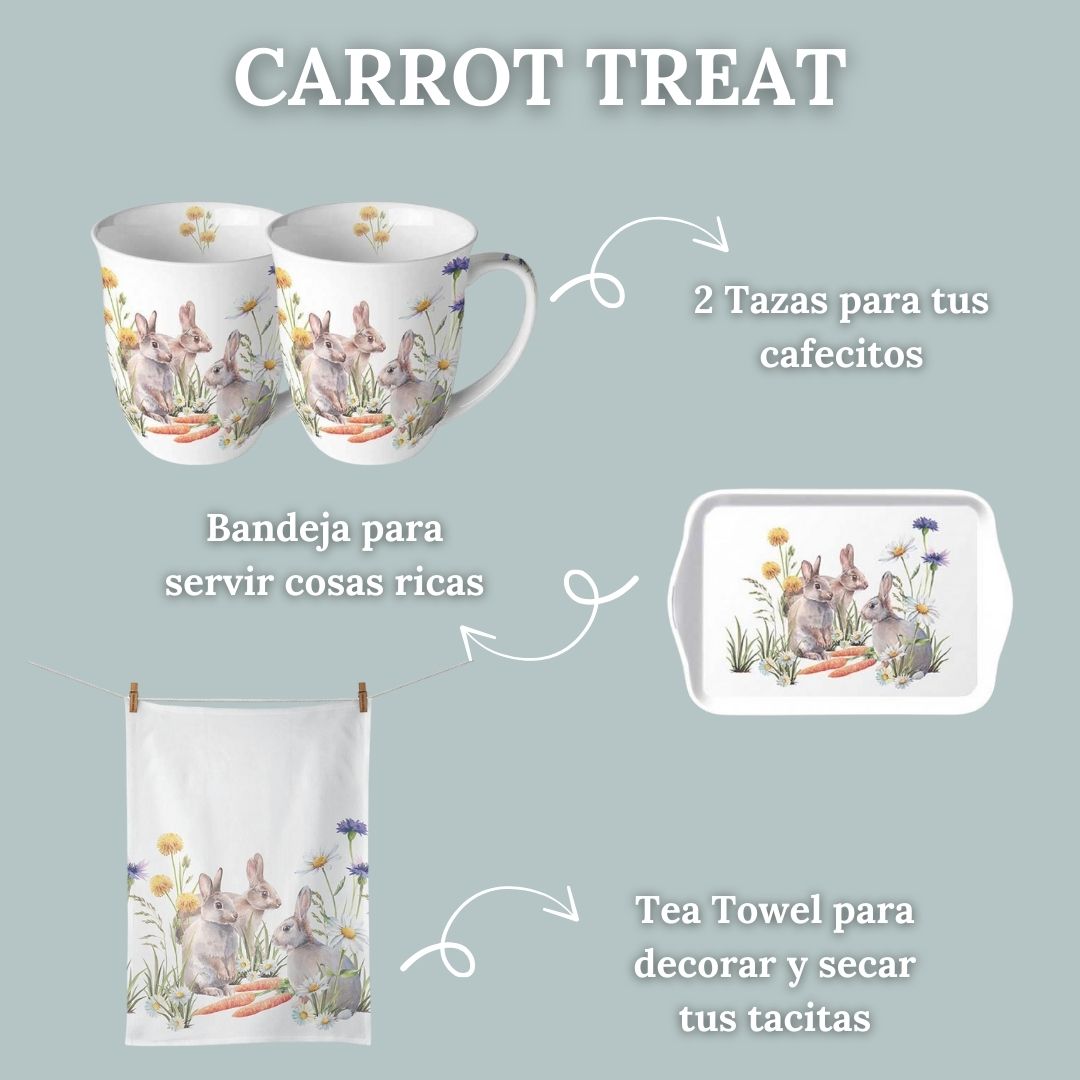 Cada Diseño Incluye: 2 Tazas + Bandeja Melamina + Tea Towel