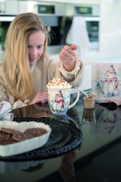 Taza de porcelana inglesa Snowman in Nature 400ml
