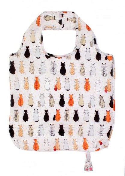 Bolsa plegable para llevar en el bolso "Cats in Waiting"