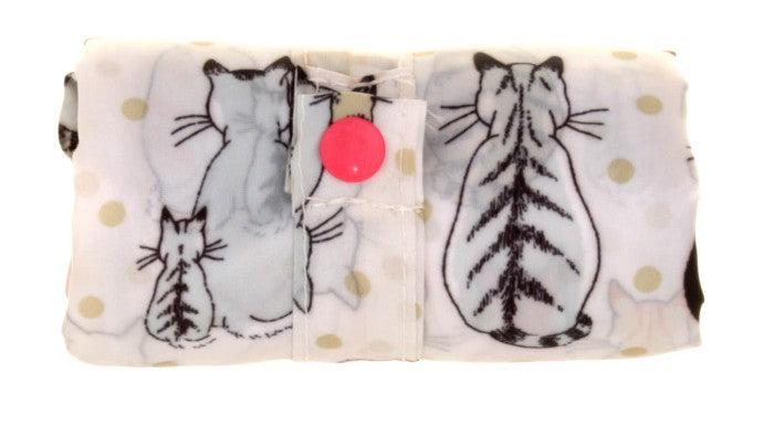 Bolsa plegable para llevar en el bolso "Cats in Waiting"