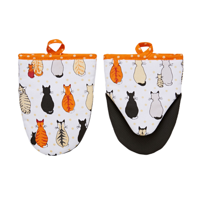 Guantes para microondas y platos calientes Cats in Waiting