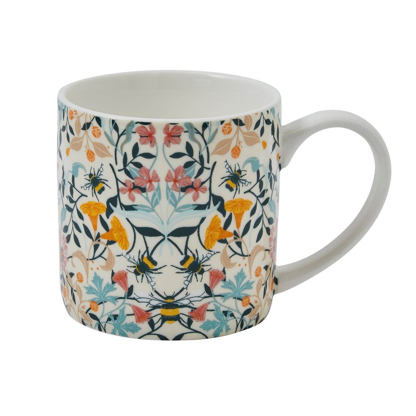 Taza de porcelana inglesa Bee Bloom
