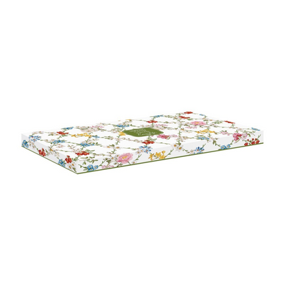Bandeja rectangular de porcelana Garden Dreams.