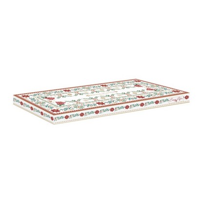 Fuente rectangular de porcelana inglesa 35x15 cm