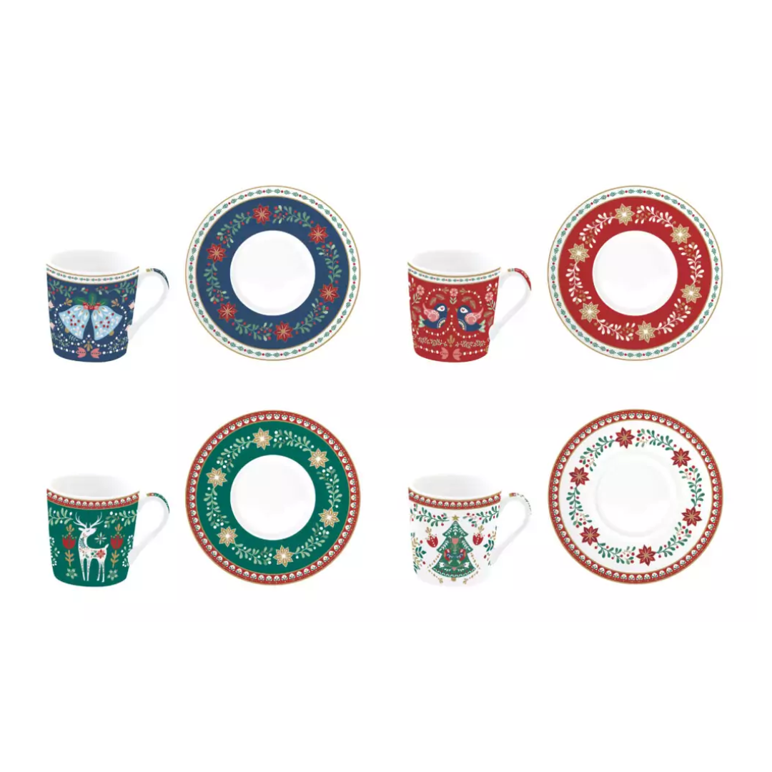 Juego de café 4 pocillos