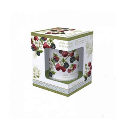 Taza de porcelana con tapa y filtro Frutos del Bosque 300 ml.