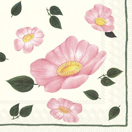 Servilletas decoradas Wild Rose II 20 uds.