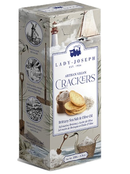 Crackers Sal Guerande y Aceite de Oliva Lady Joseph 100 gr.14 uds.