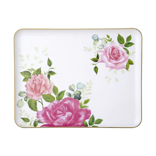 Bandeja de madera Beverly White