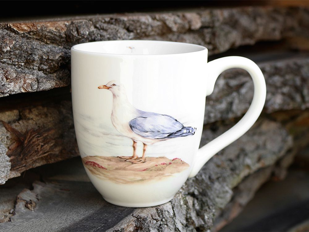 Taza de porcelana inglesa Gaviota 400 ml.