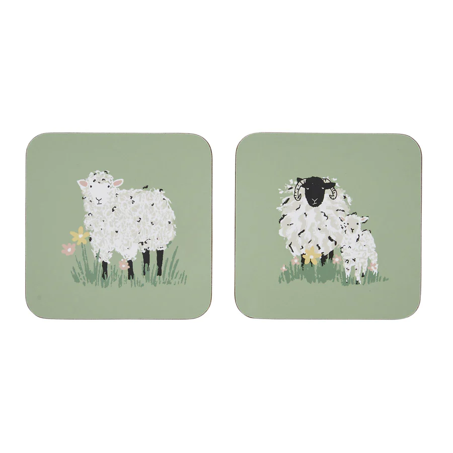 Posavasos Woolly Sheep Pack 4