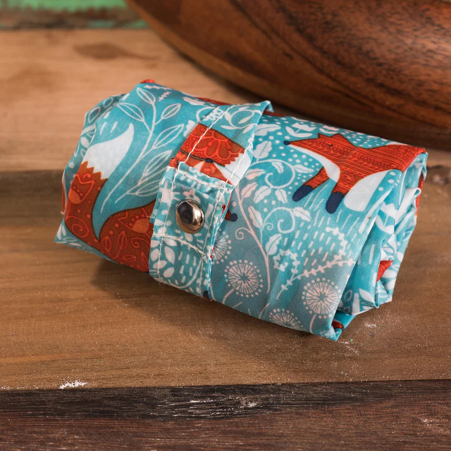 Bolsa plegable para llevar en el bolso "Foraging Fox"