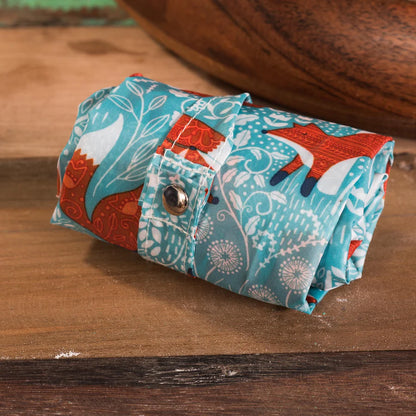 Bolsa plegable para llevar en el bolso "Foraging Fox"
