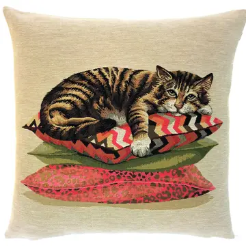 Funda de cojín Gato Perezoso-45x45 cm.