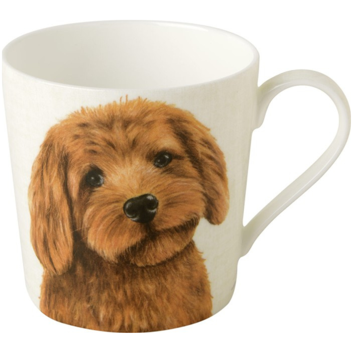 Taza de porcelana inglesa Farm Dog