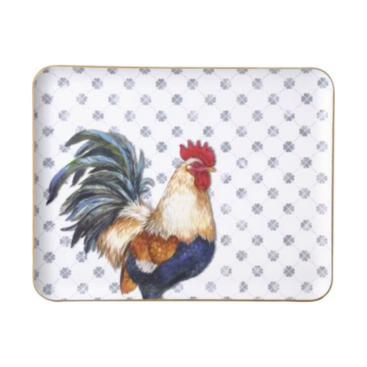 Bandeja de madera Albert Rooster